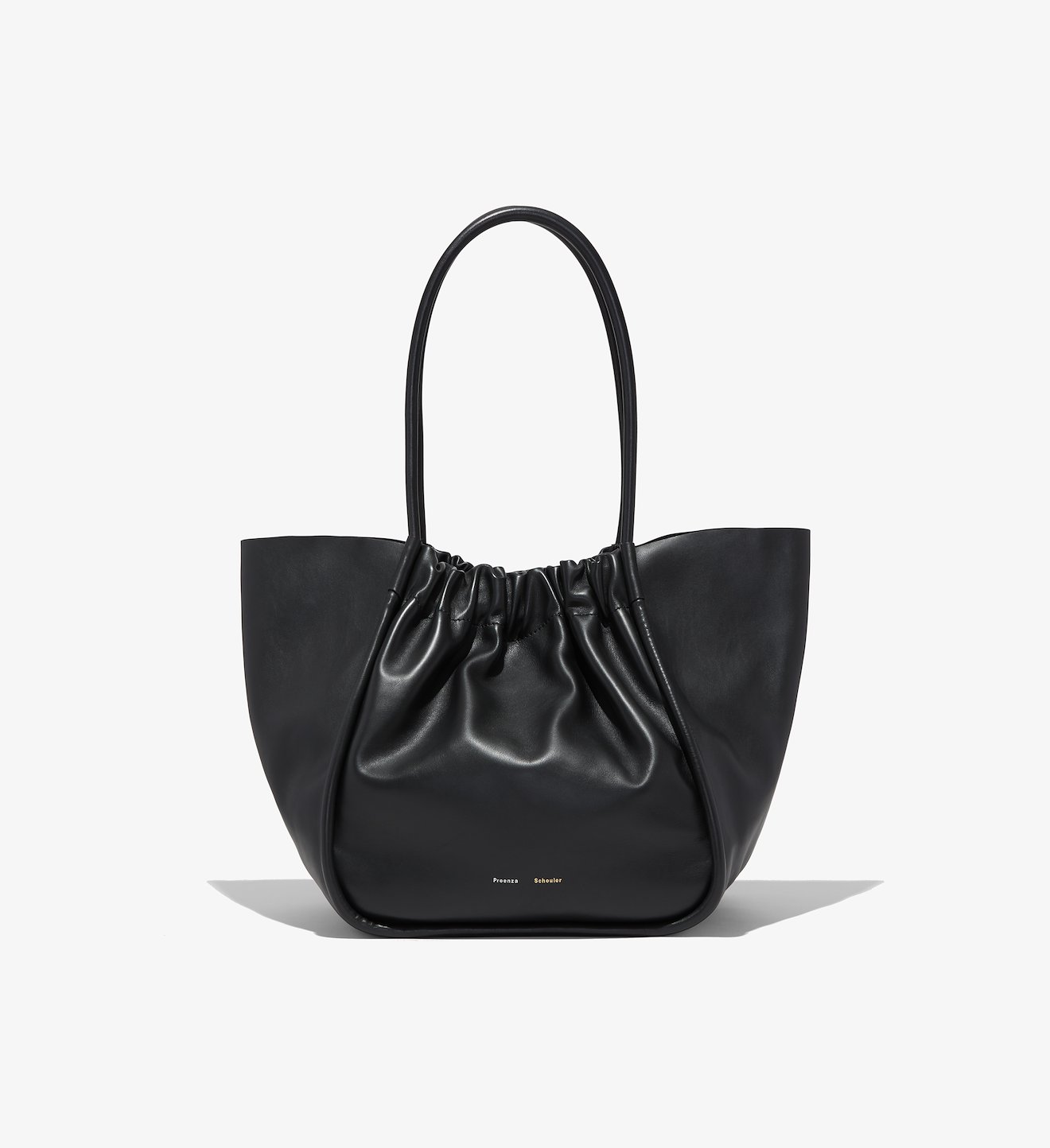 Ruched L Tote