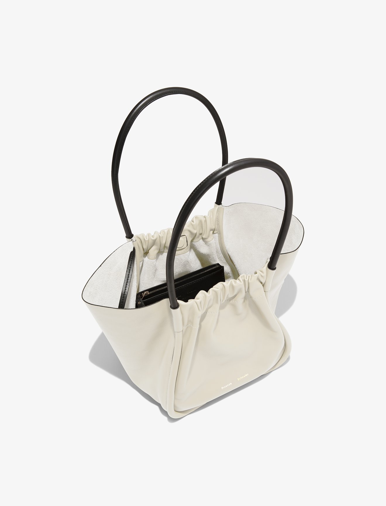 Ruched L Tote #4