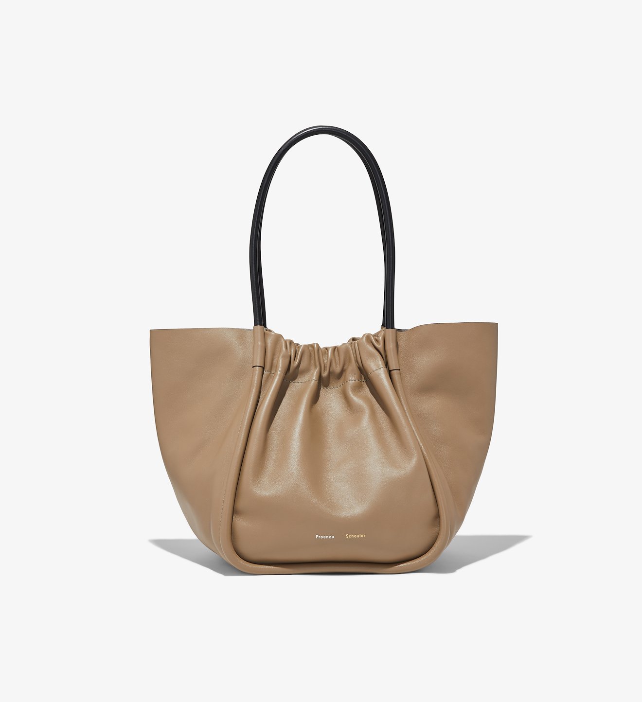 Ruched L Tote