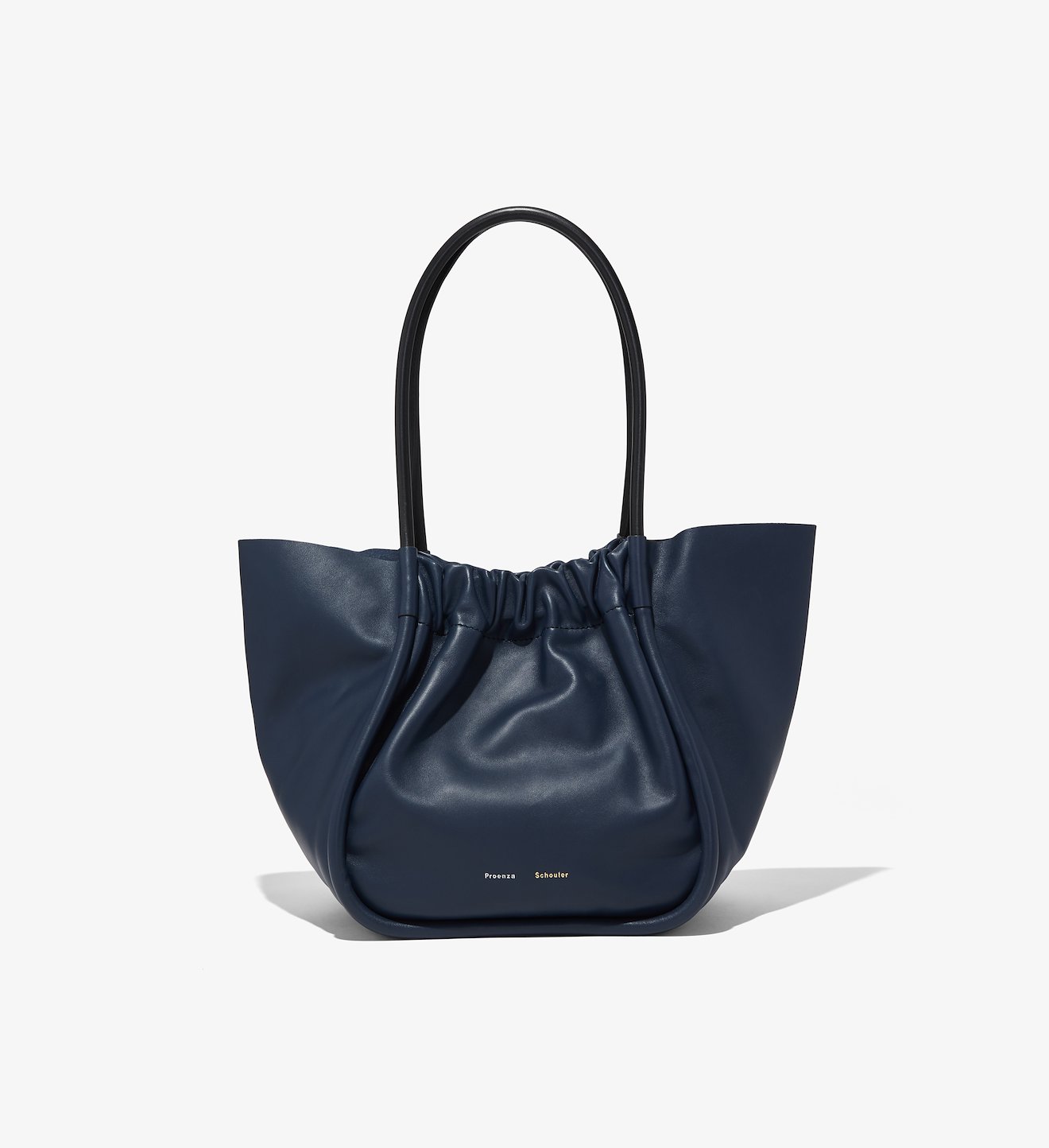 Ruched L Tote