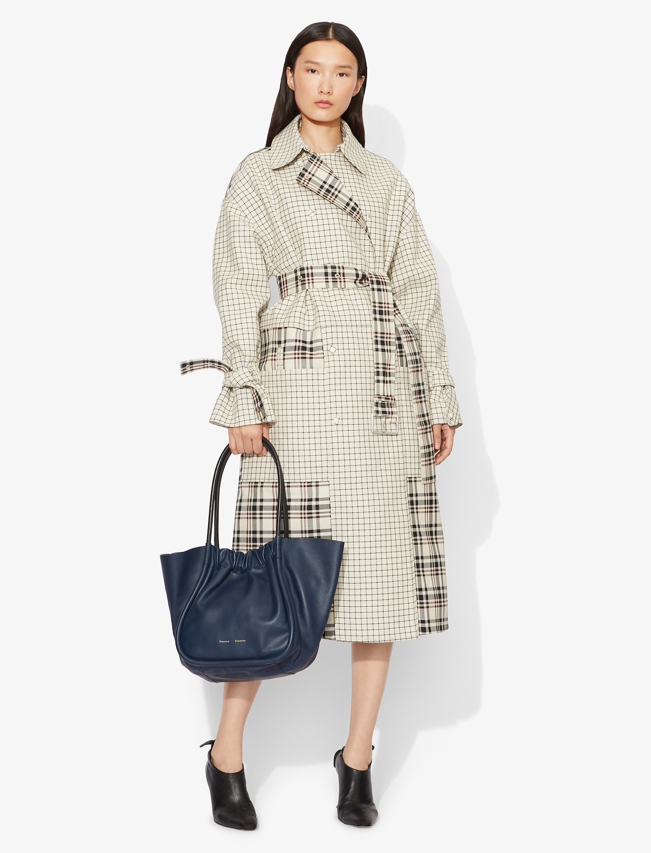 Ruched L Tote #2
