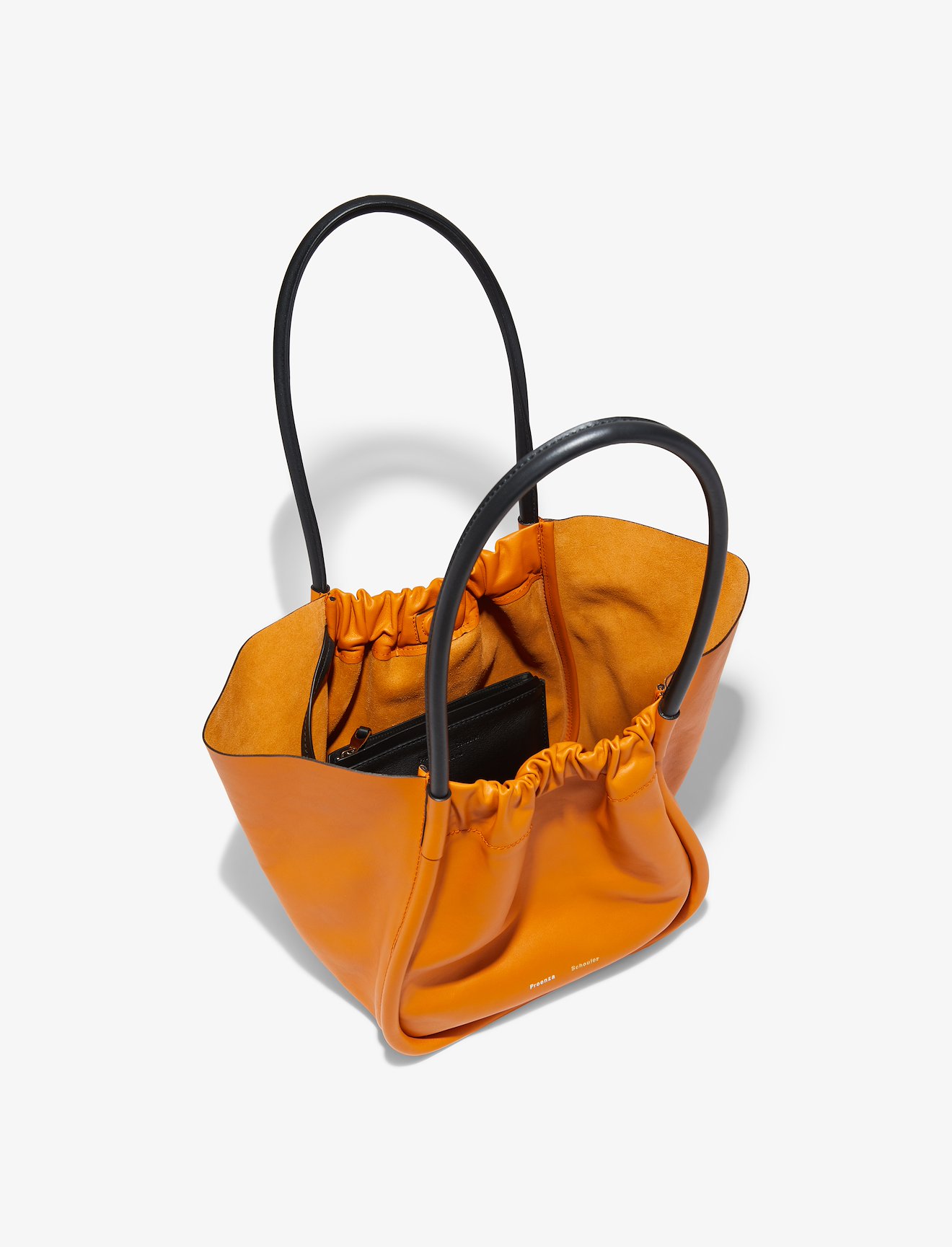 Ruched L Tote #4