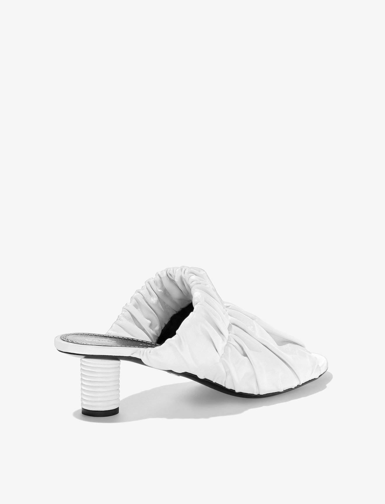 Ruched Nappa Mules #2