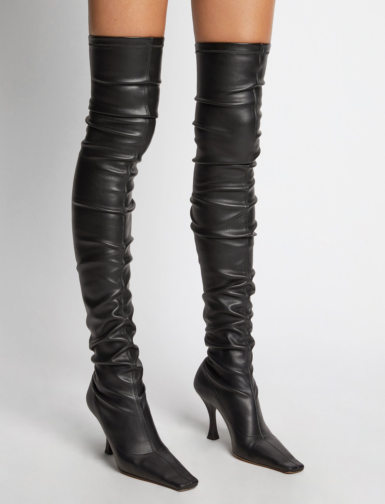 Ruched Over the Knee Boots #4