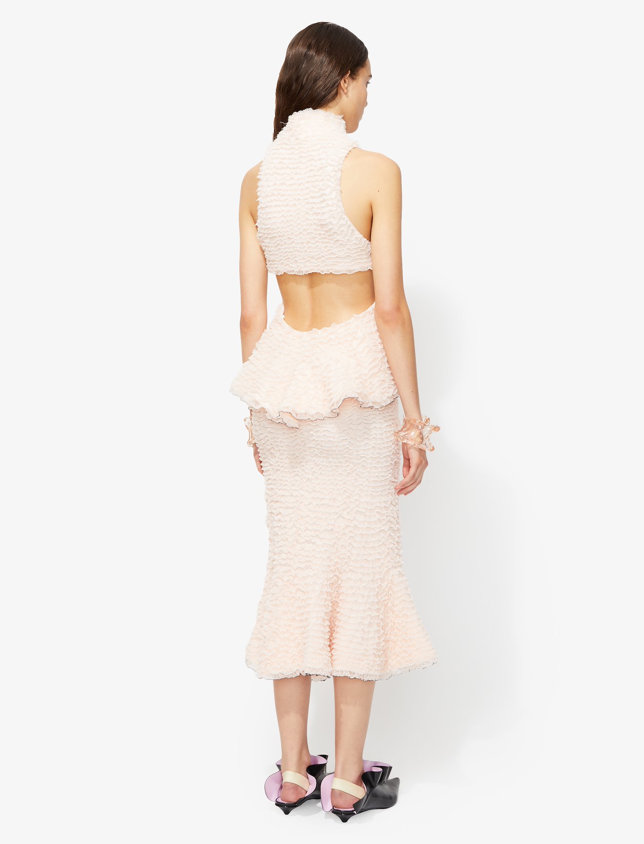 Ruffle Knit Fluted Skirt #3