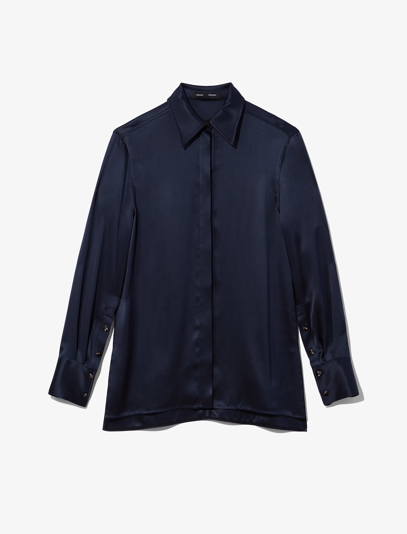 Satin Button Down Shirt #4
