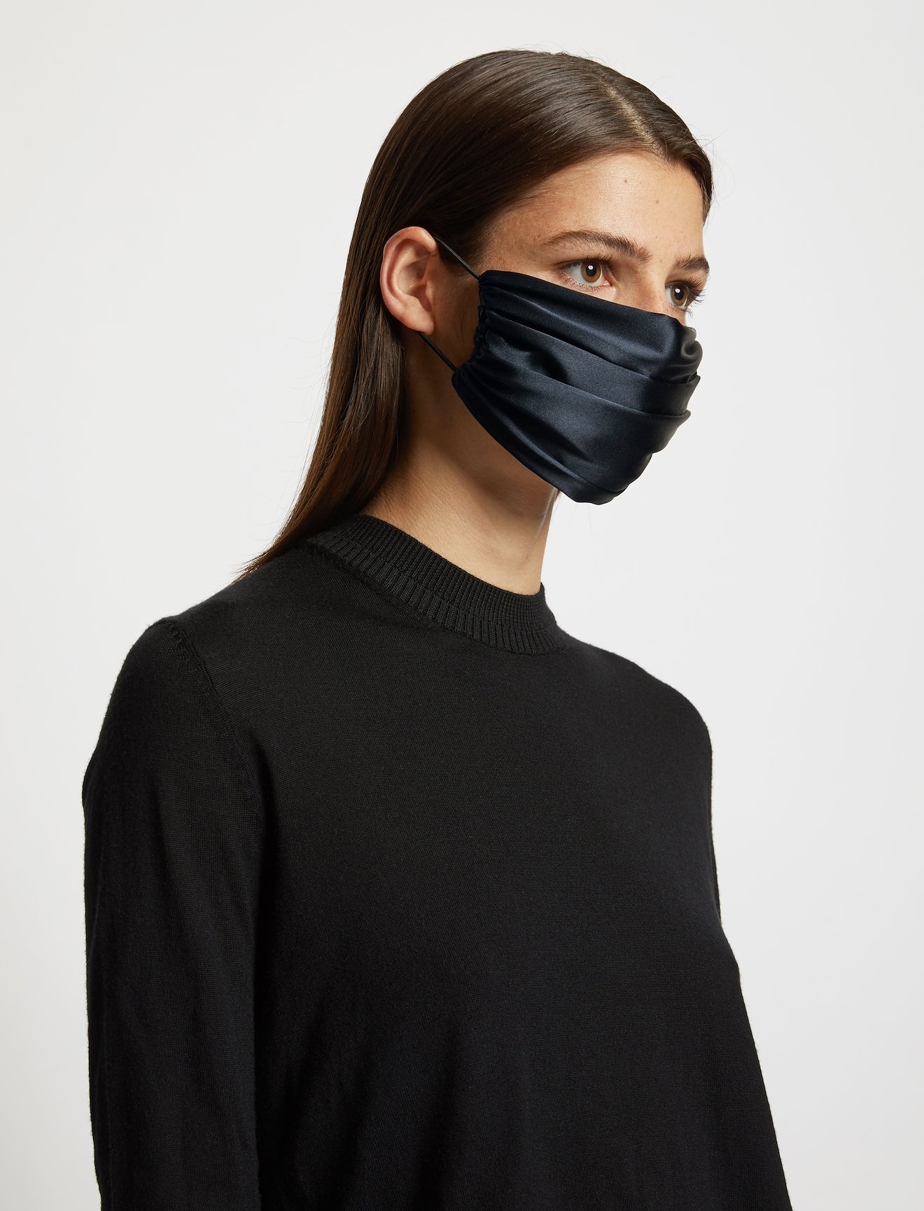 Satin Mask With Pouch #1