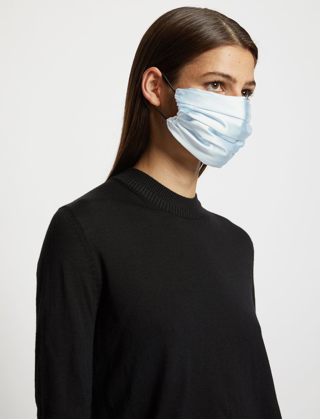 Satin Mask With Pouch #1