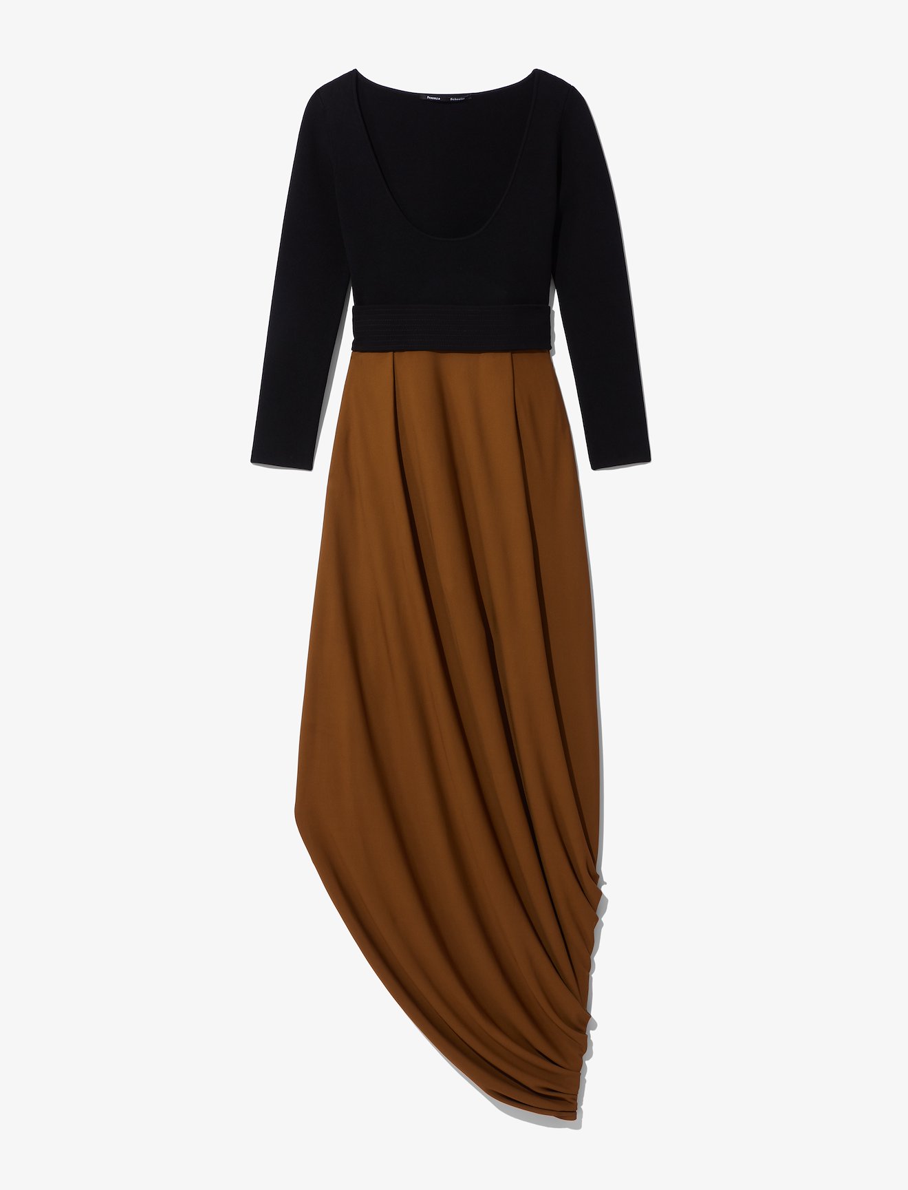 Scoop Neck Draped Dress #4