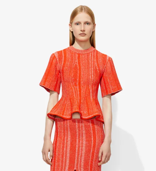 Sculpted Knit Top