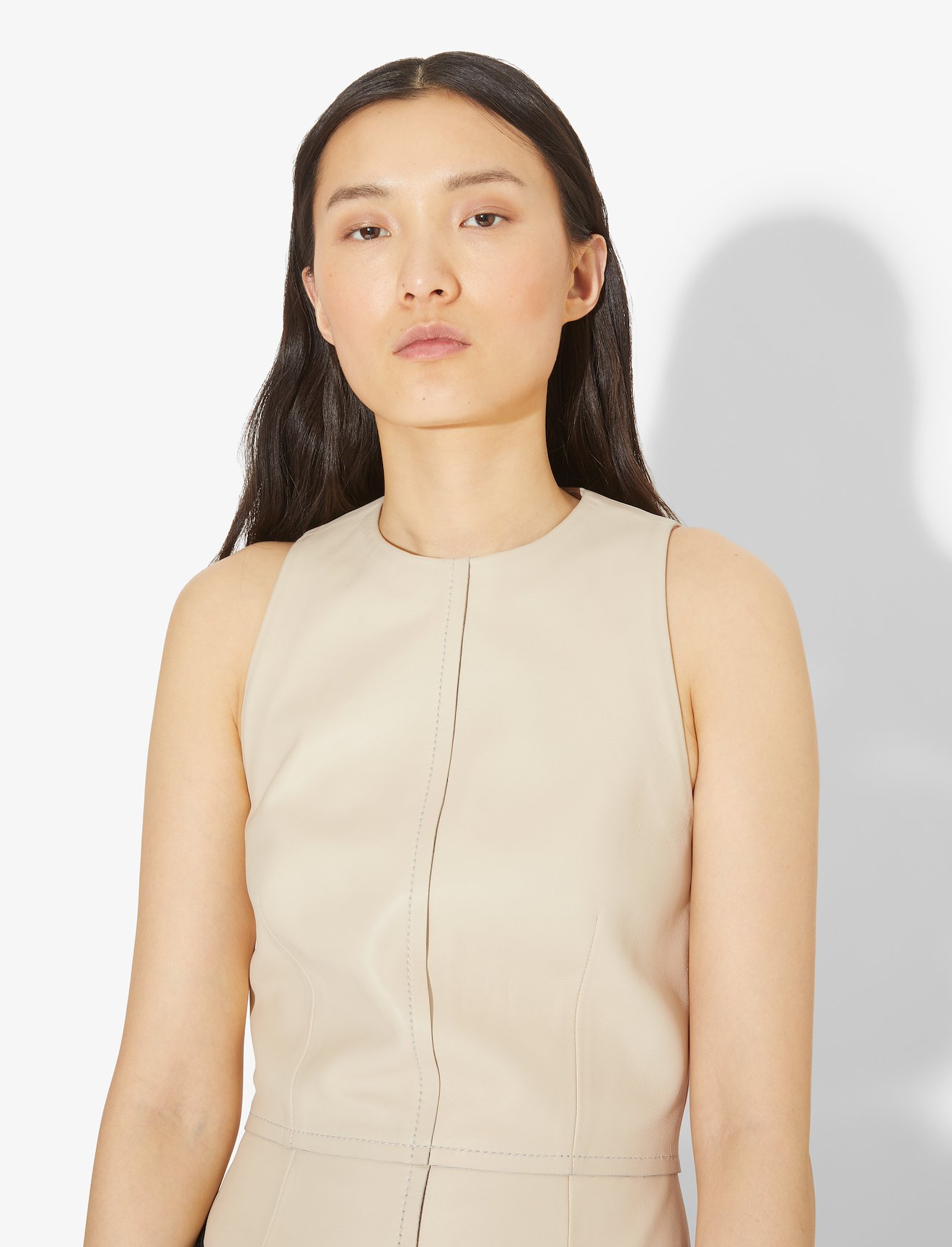 Sculpted Leather Top #3