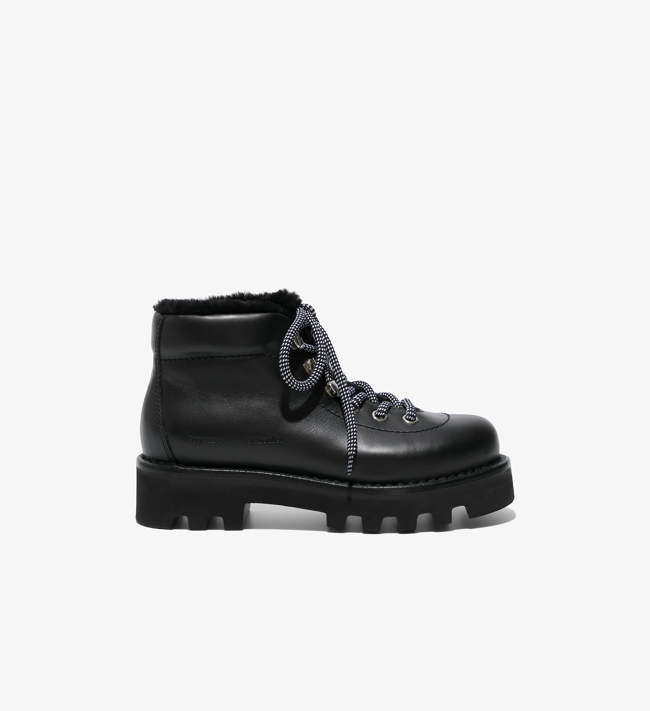 Shearling Hiking Boots
