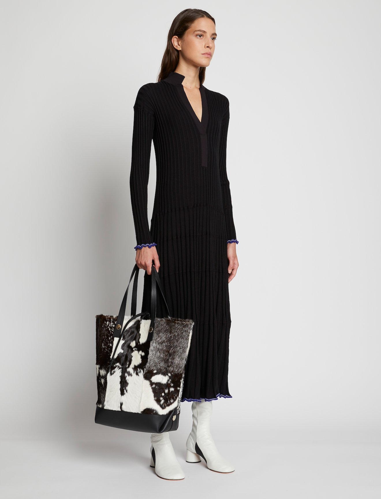 Shearling North South Tobo Tote #1