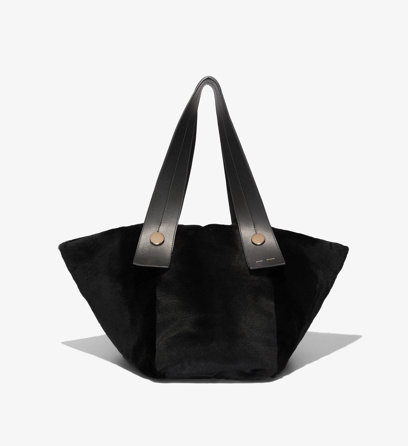 Shearling Puffy Tote