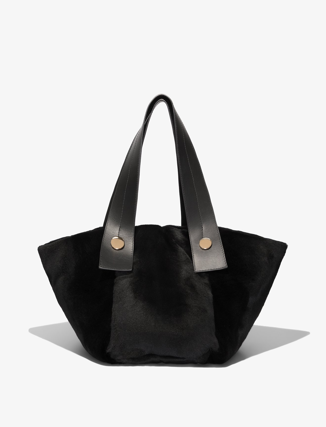 Shearling Puffy Tote #3
