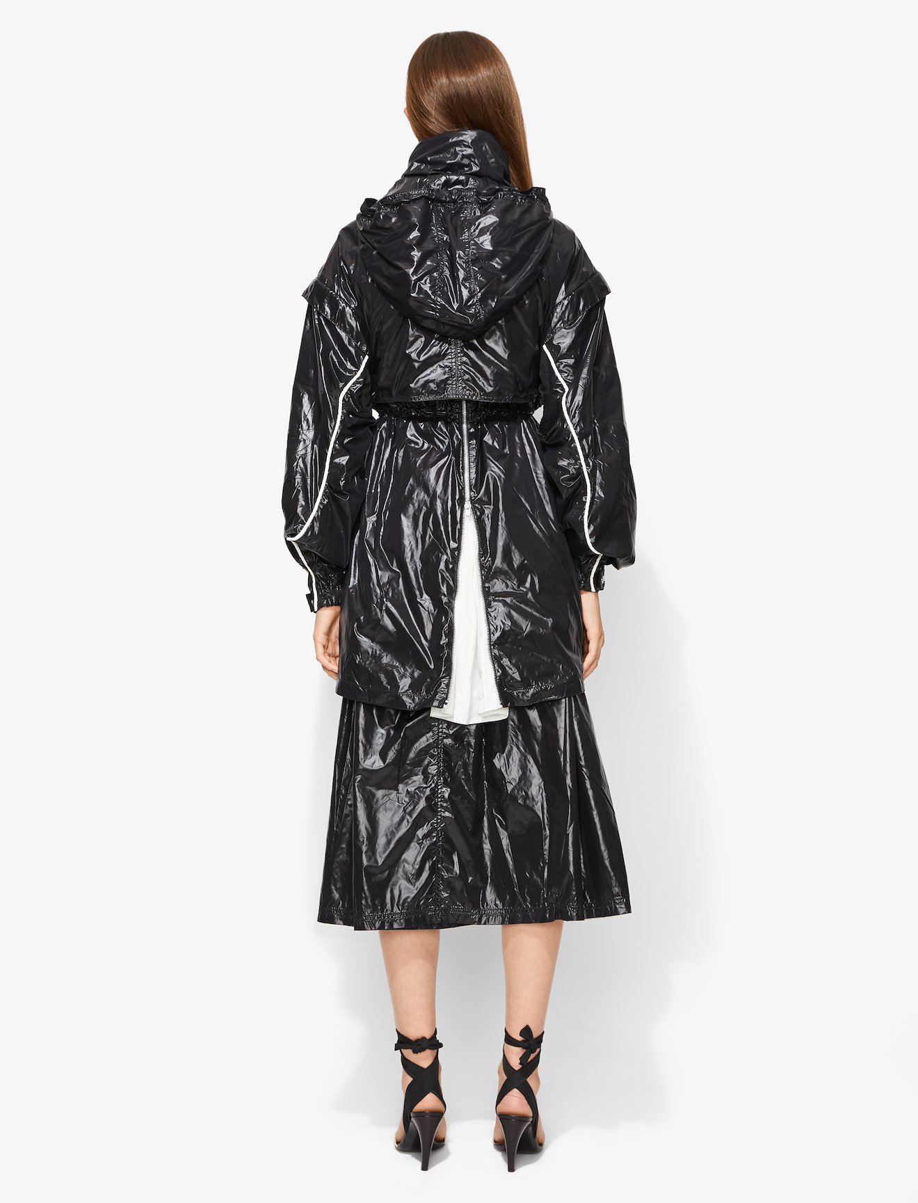 Download Proenza Schouler -Shiny Nylon Tied Jacket | Official Site