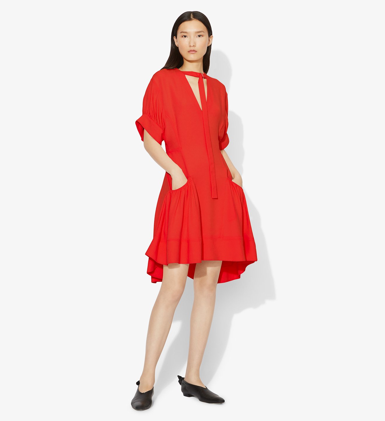 Short Crepe Dress