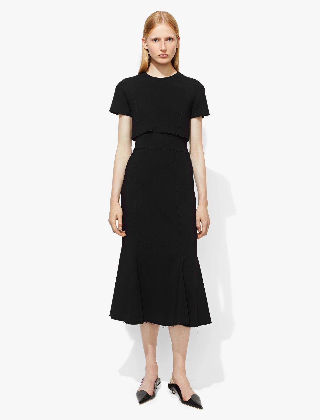 Proenza Schouler- Short Sleeve Dress | Official Site