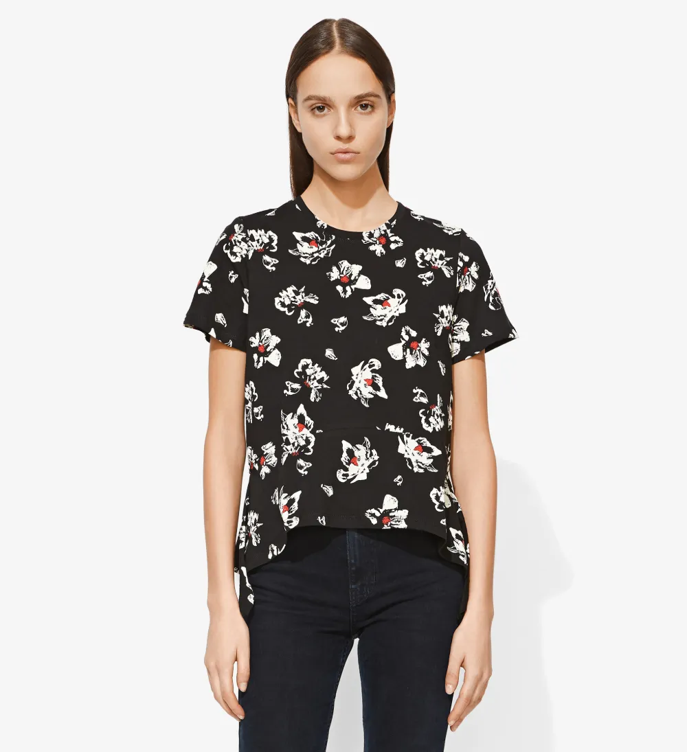 Short Sleeve Flare T-Shirt