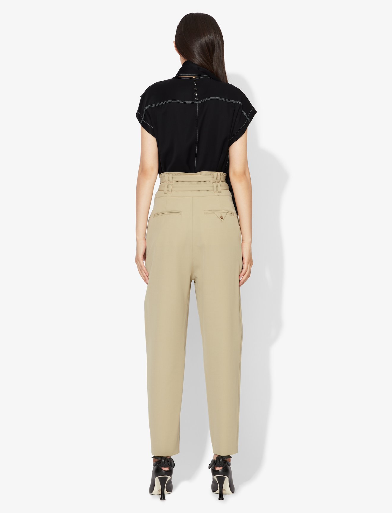 Short Sleeve Scarf Top #2