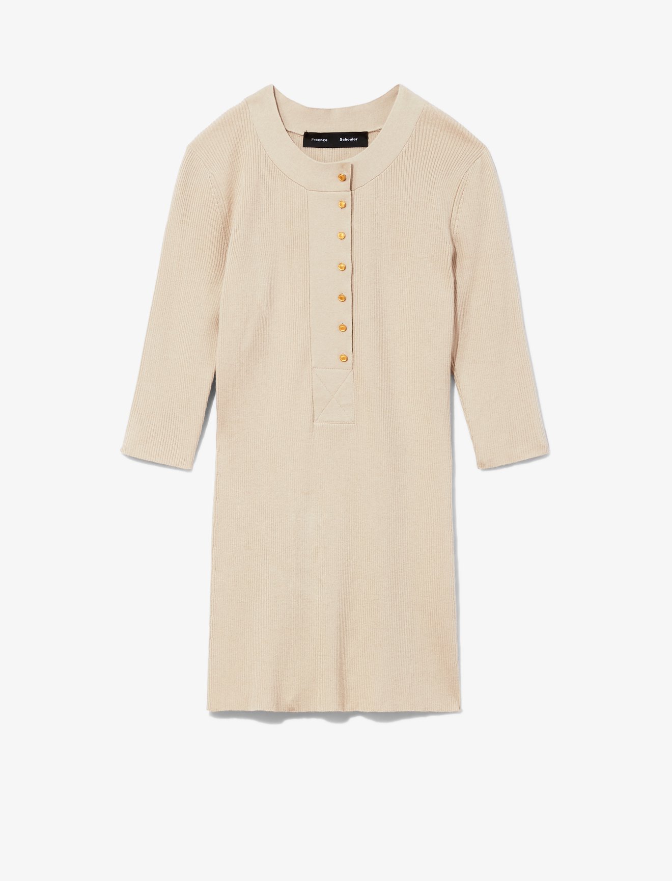 Silk Cashmere Elbow Sleeve Knit Henley #4