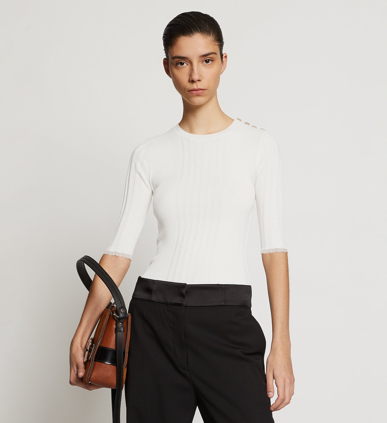 Silk Cashmere Knit Top