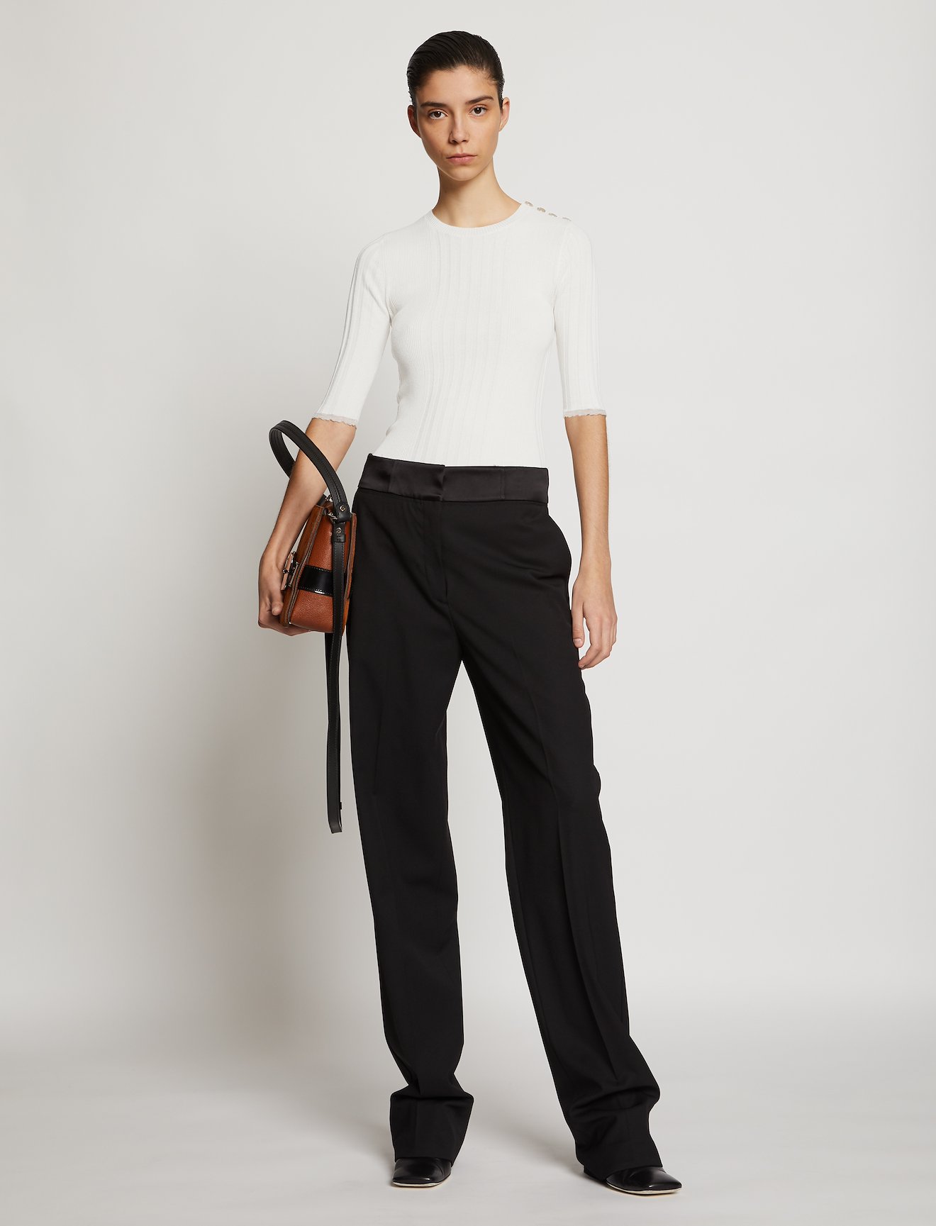 Silk Cashmere Knit Top #1