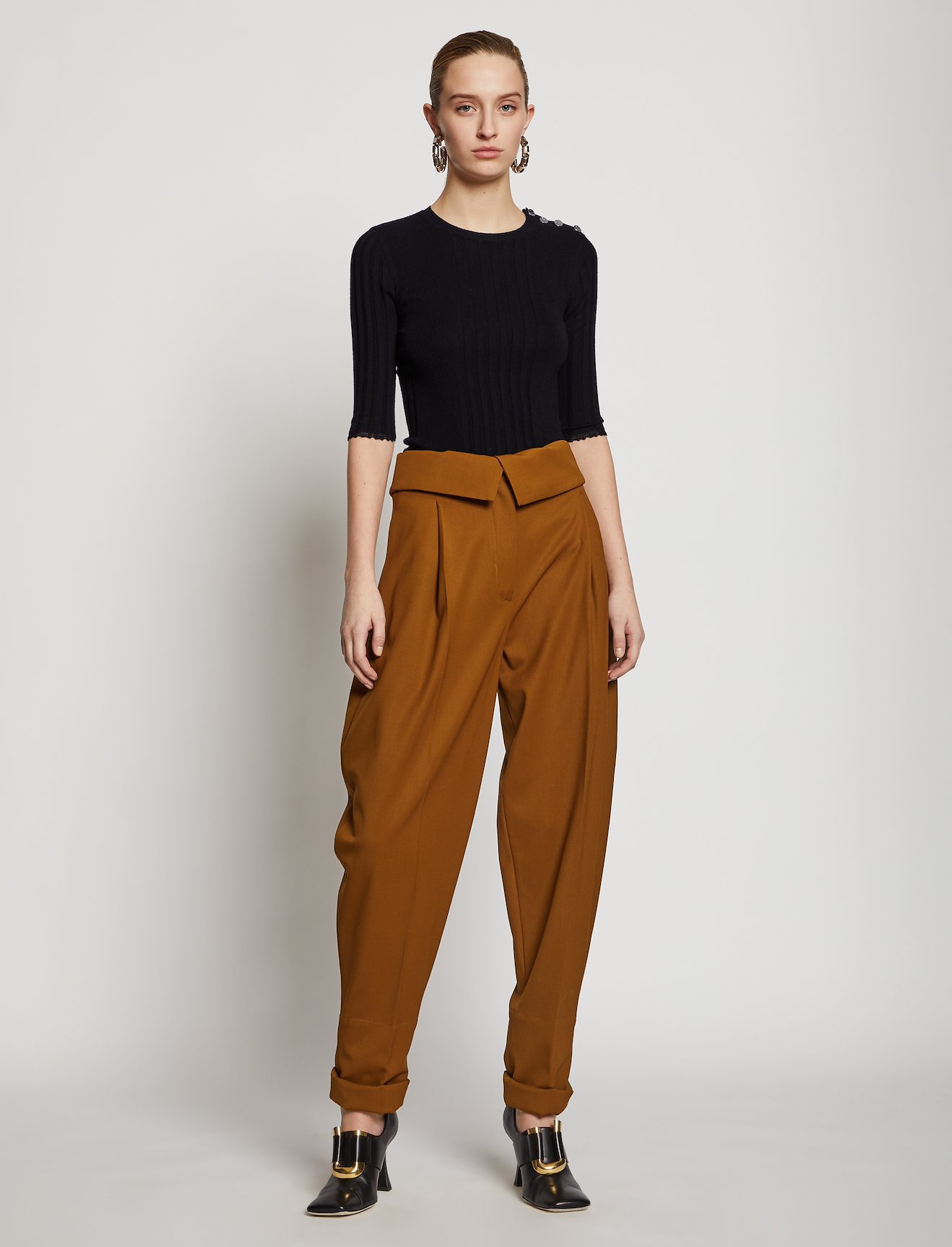 Silk Cashmere Knit Top #1