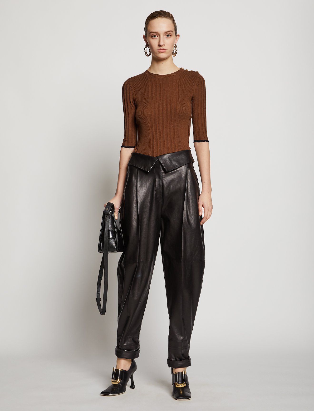 Silk Cashmere Knit Top #1