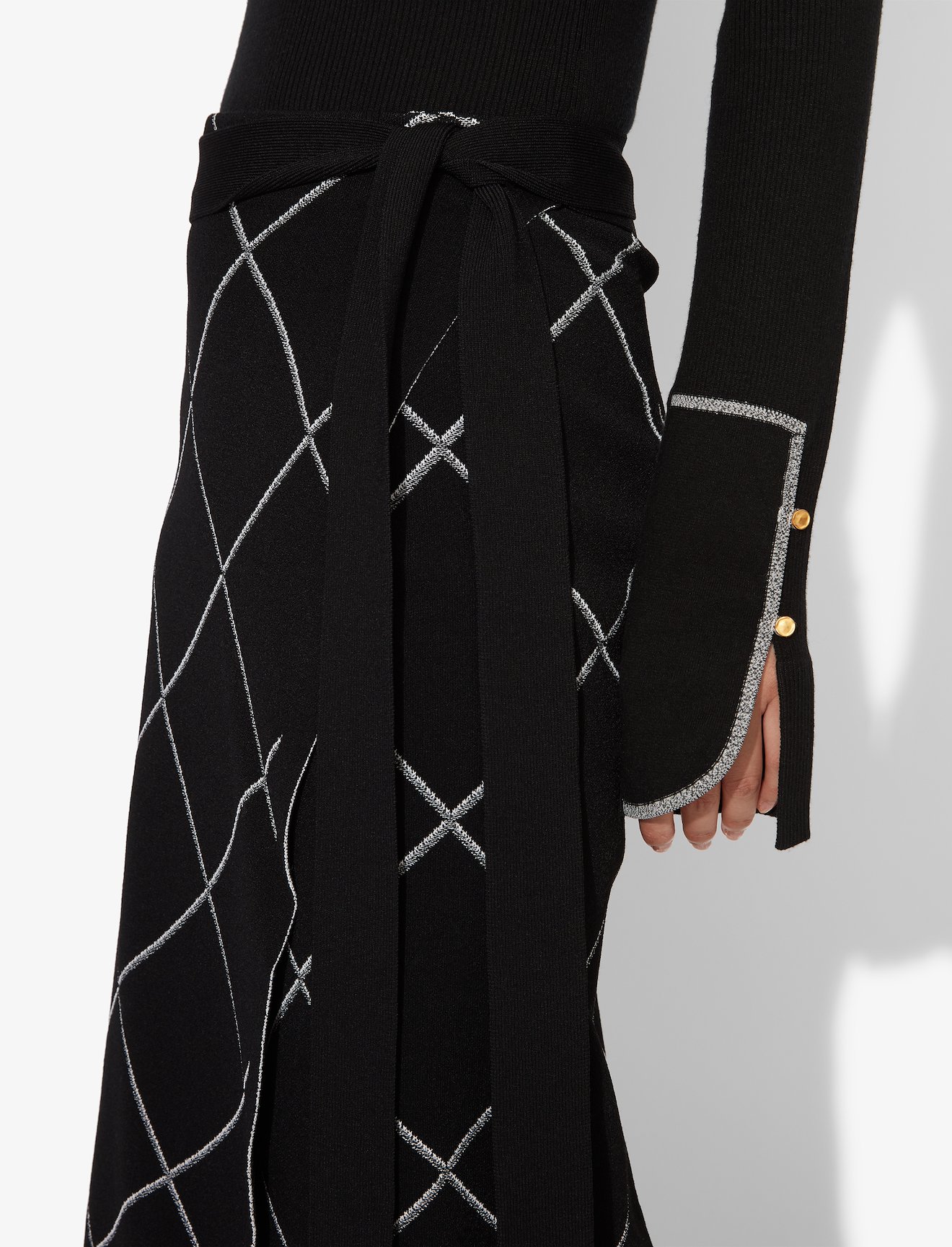 Silk Cashmere Long Sleeve Knit Turtleneck #3
