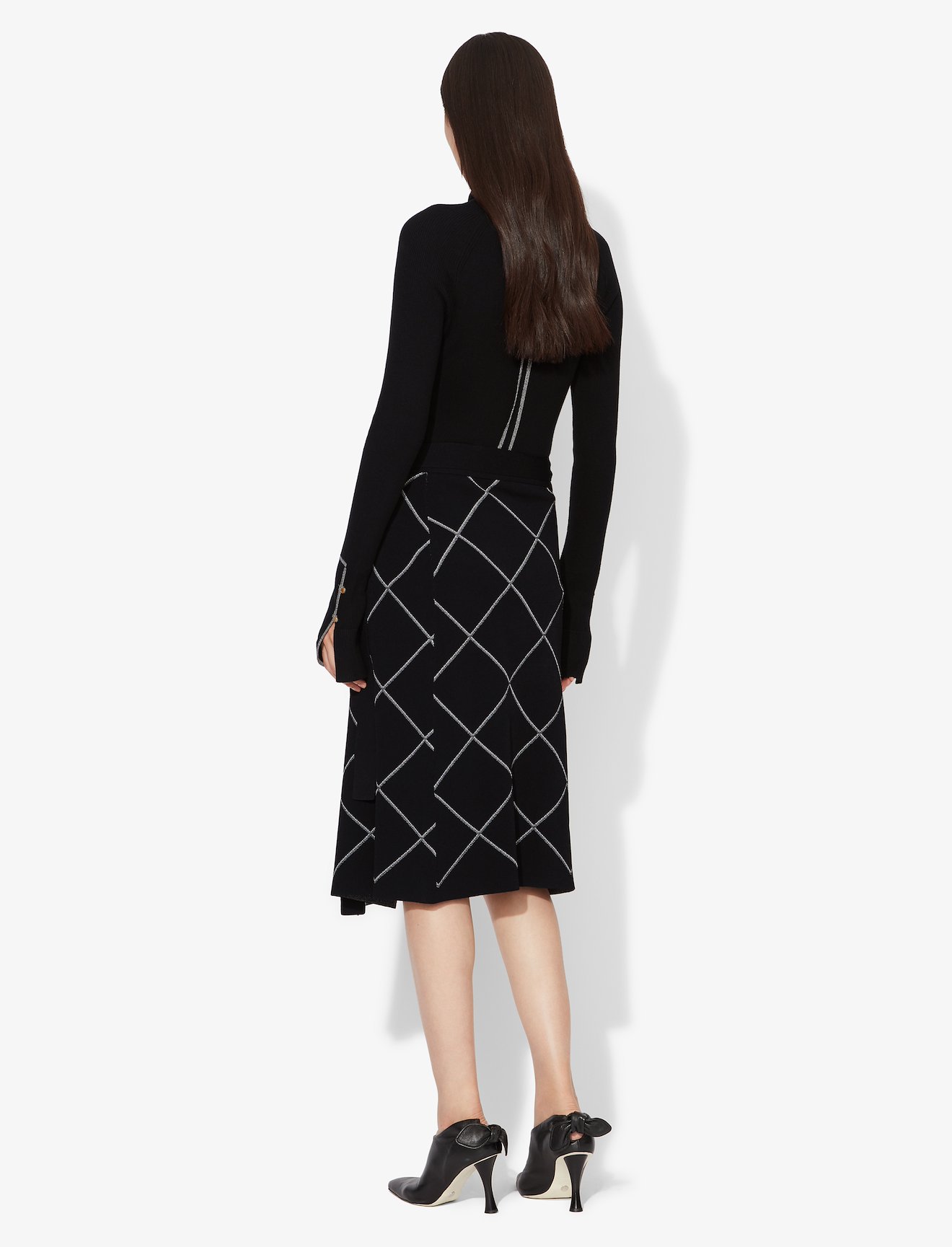 Silk Cashmere Long Sleeve Knit Turtleneck #2