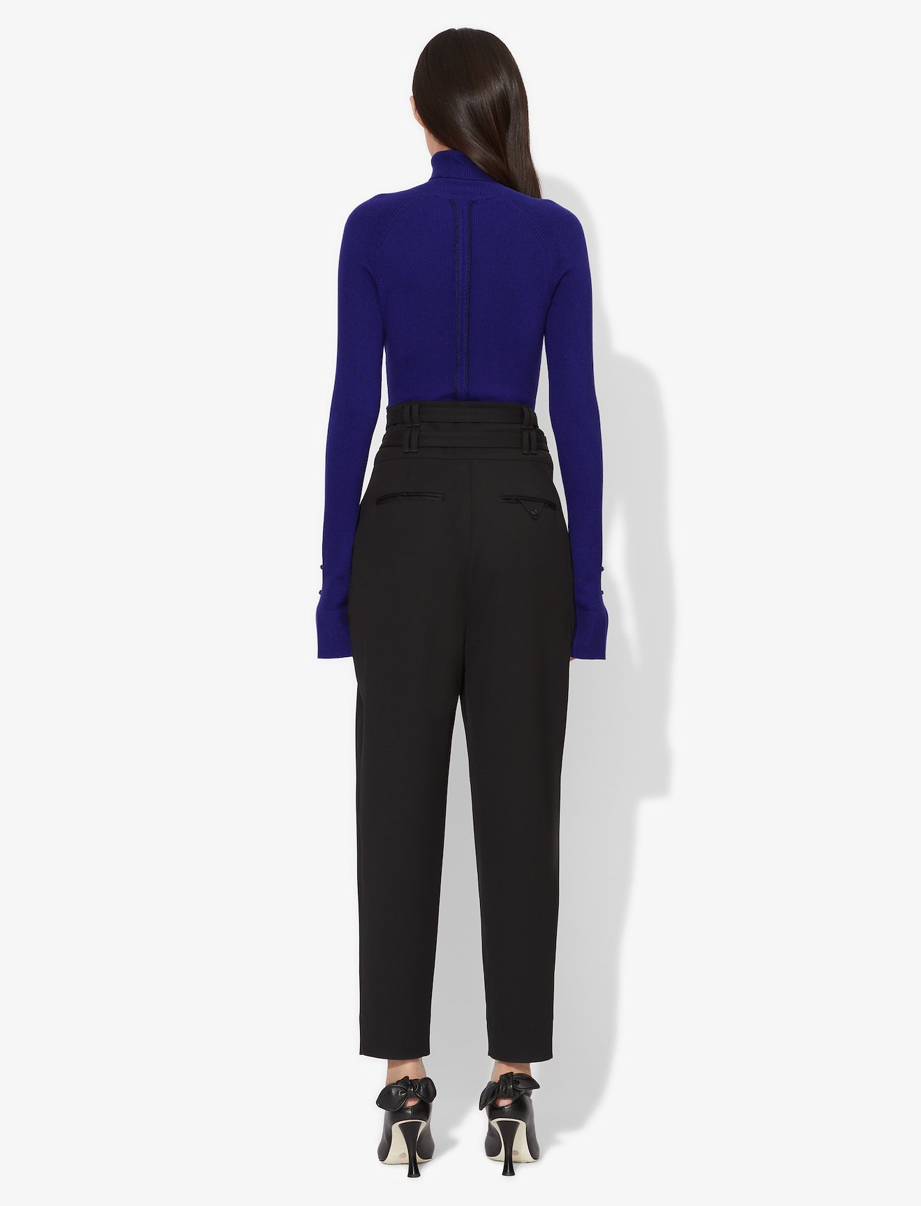 Silk Cashmere Long Sleeve Knit Turtleneck #2