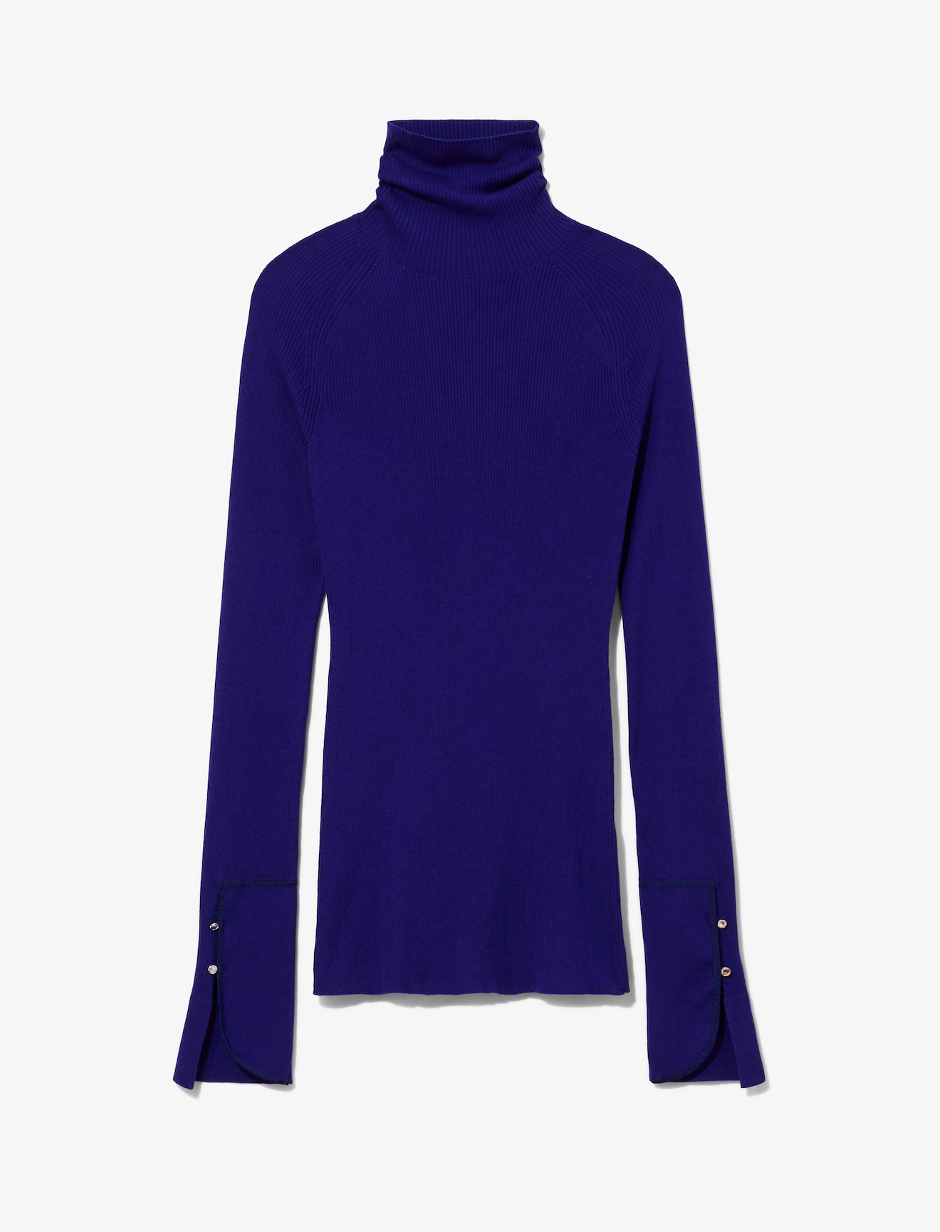 Silk Cashmere Long Sleeve Knit Turtleneck #4