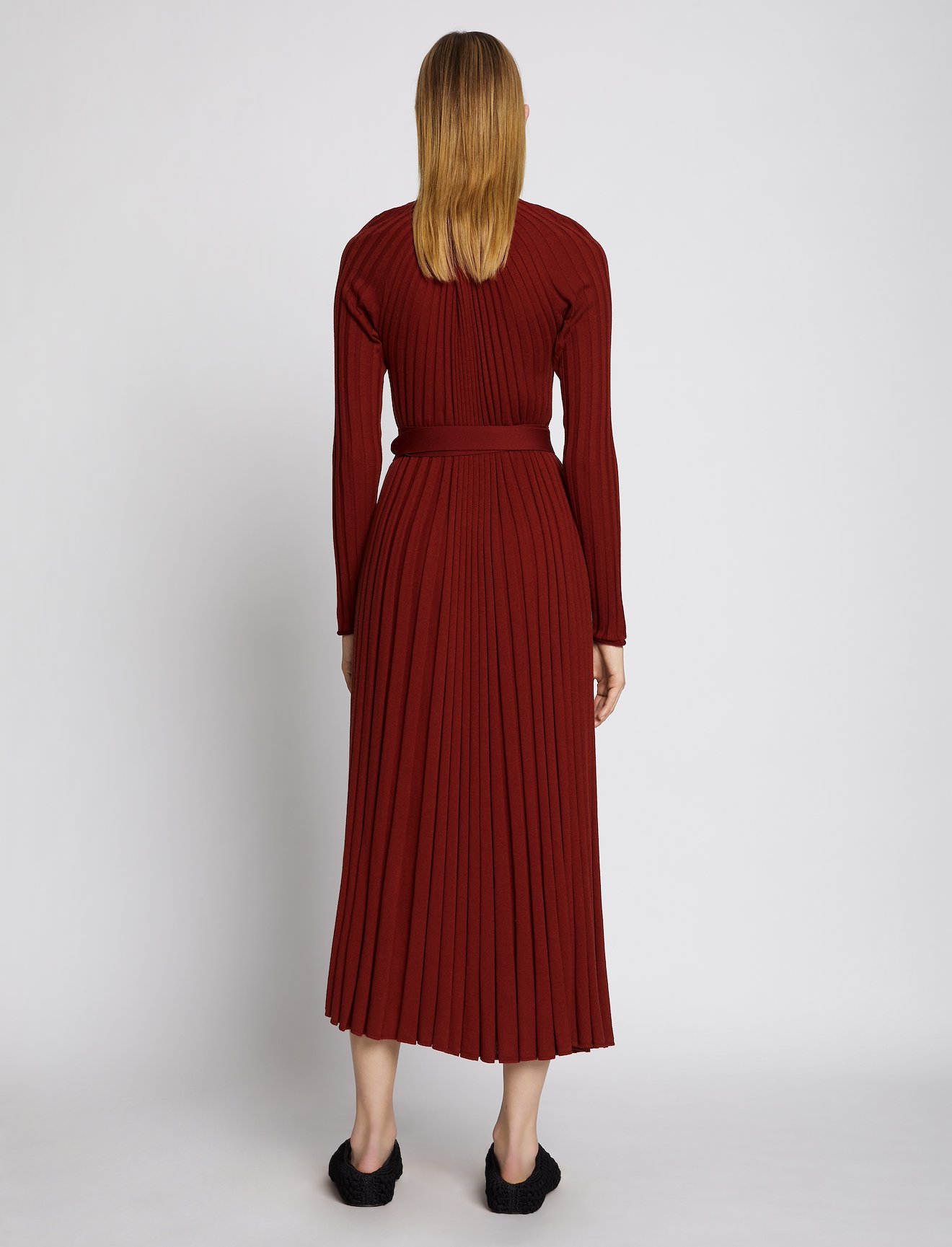 Silk Cashmere Pleated Dress #2