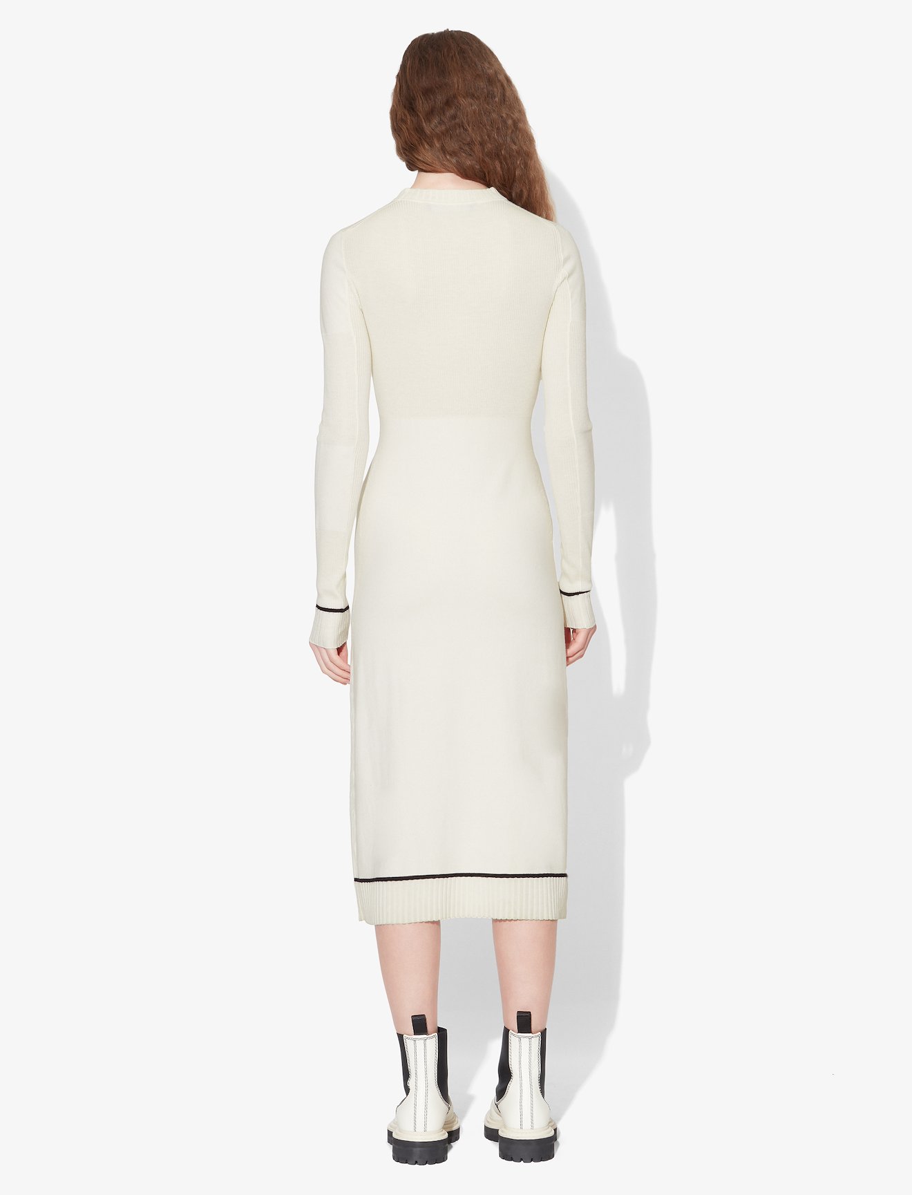 Silk Cashmere Rib Knit Dress #2