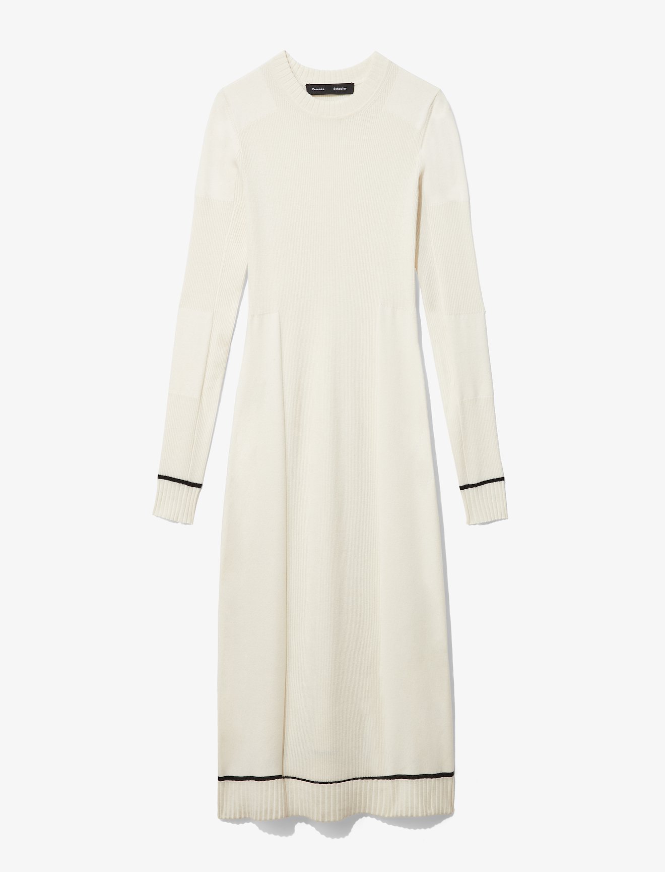 Silk Cashmere Rib Knit Dress #4