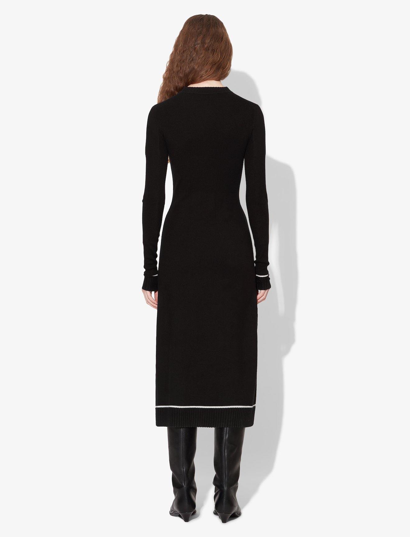 Silk Cashmere Rib Knit Dress #2