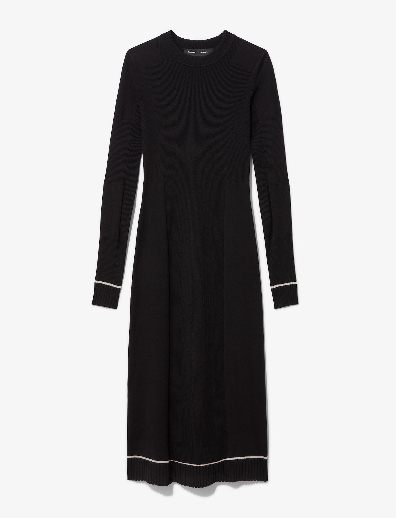 Silk Cashmere Rib Knit Dress #4