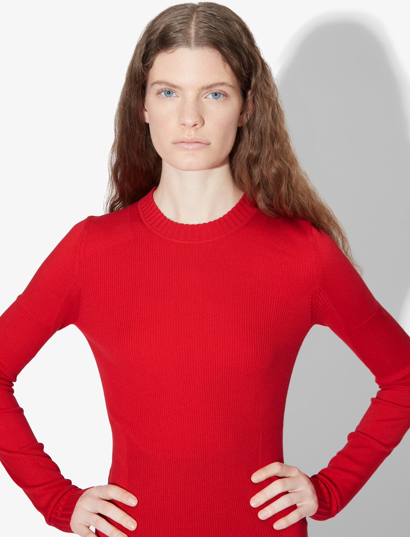 Silk Cashmere Rib Knit Dress #3