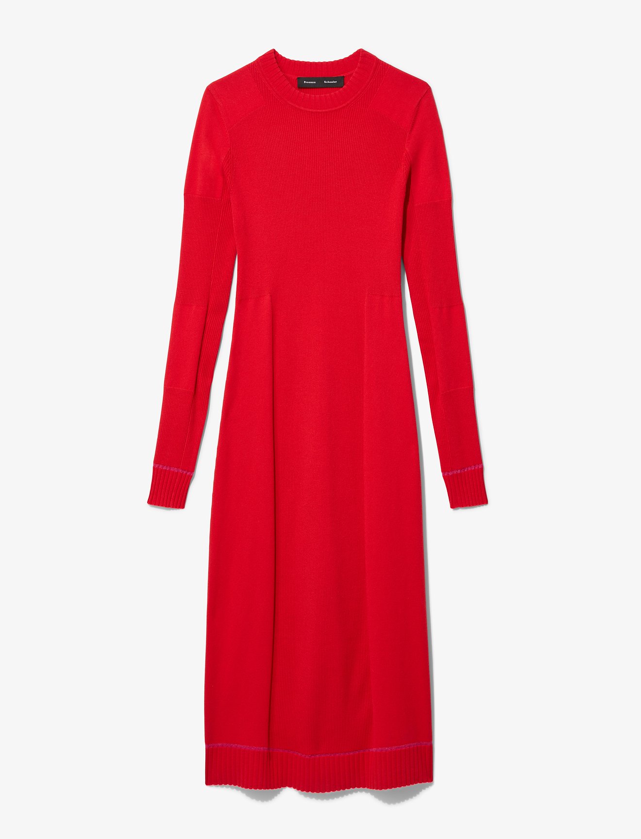 Silk Cashmere Rib Knit Dress #4