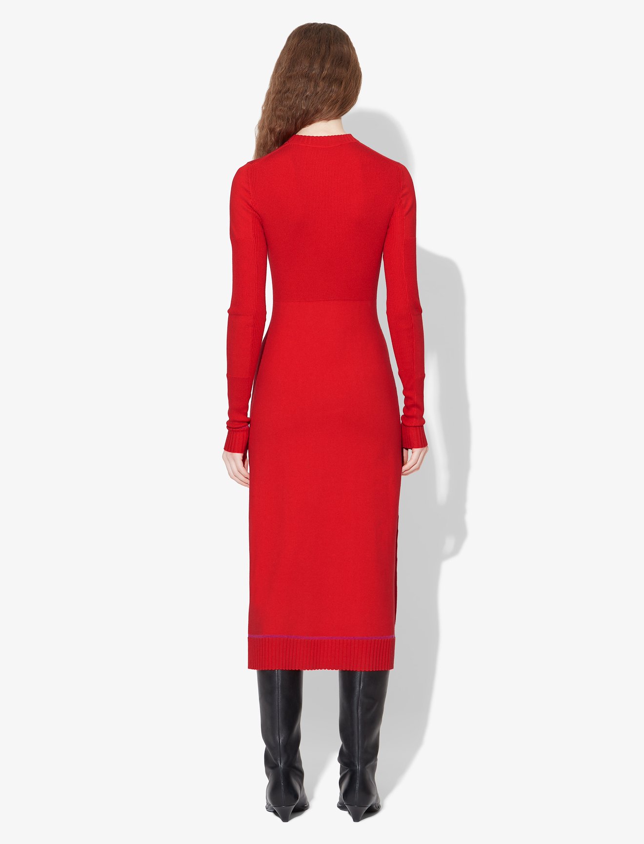 Silk Cashmere Rib Knit Dress #2