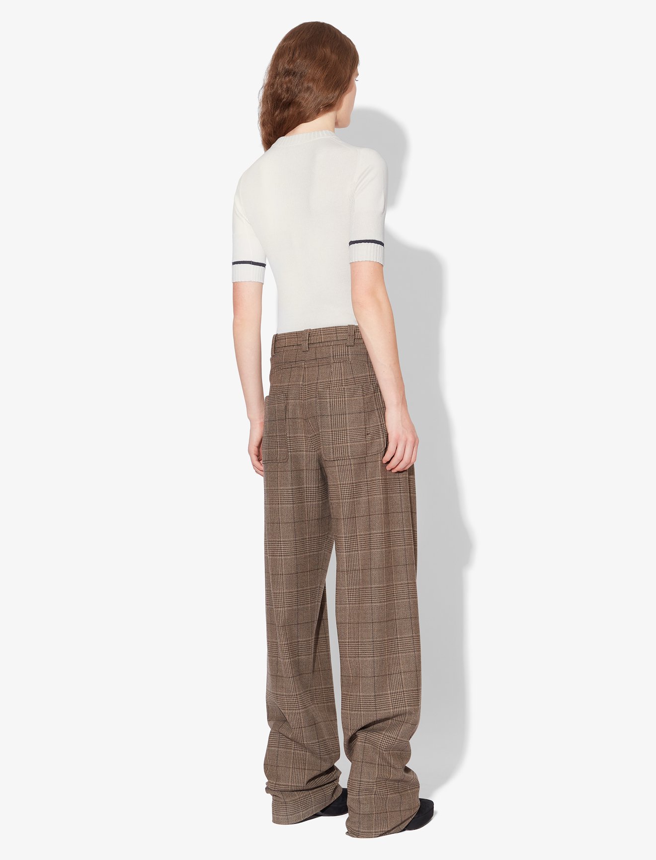 Silk Cashmere Rib Knit Top #2