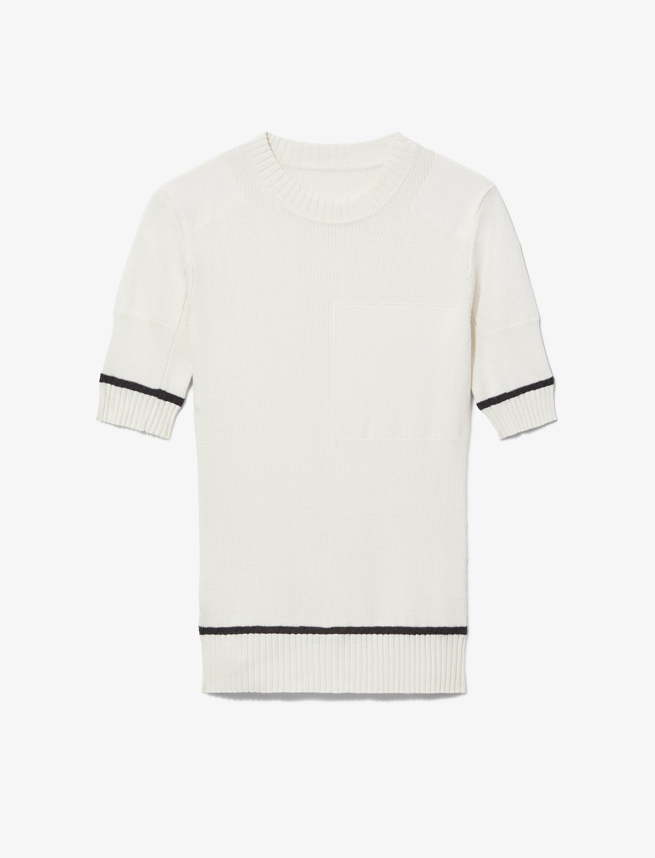 Silk Cashmere Rib Knit Top #4