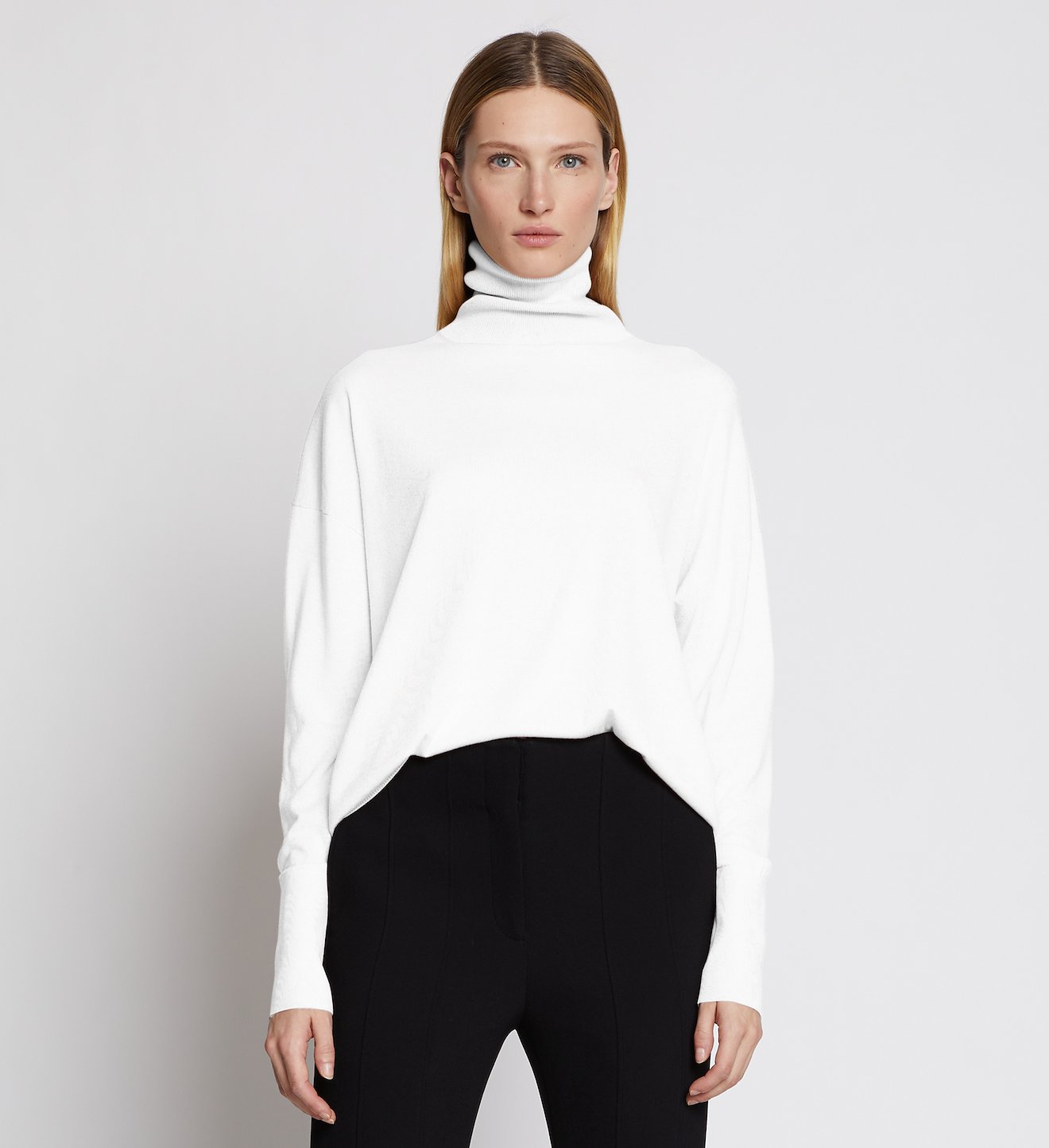 Silk Cashmere Turtleneck