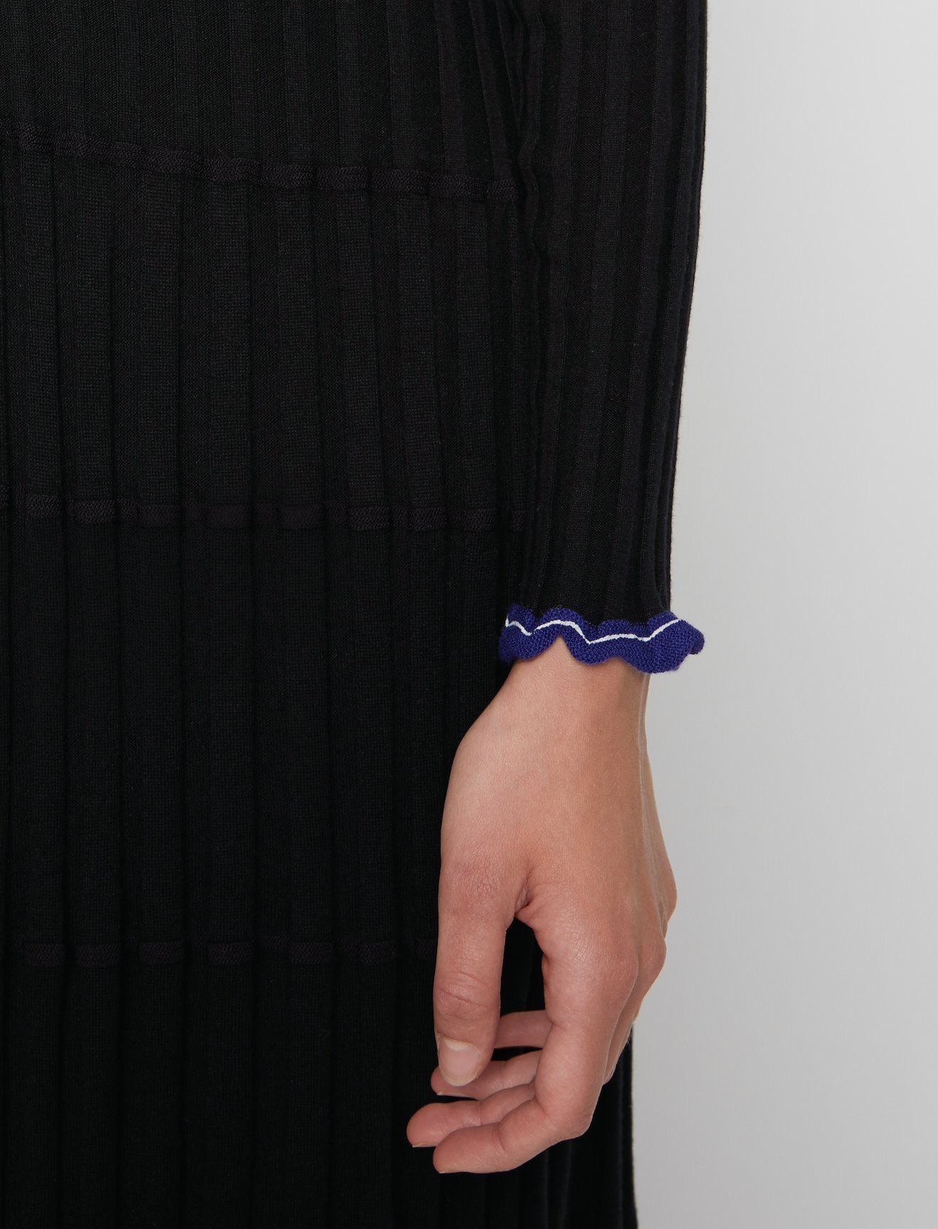 Silk Cashmere V-Neck Dress #3