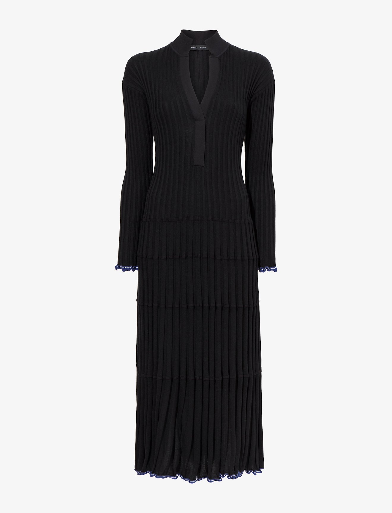 Silk Cashmere V-Neck Dress #4
