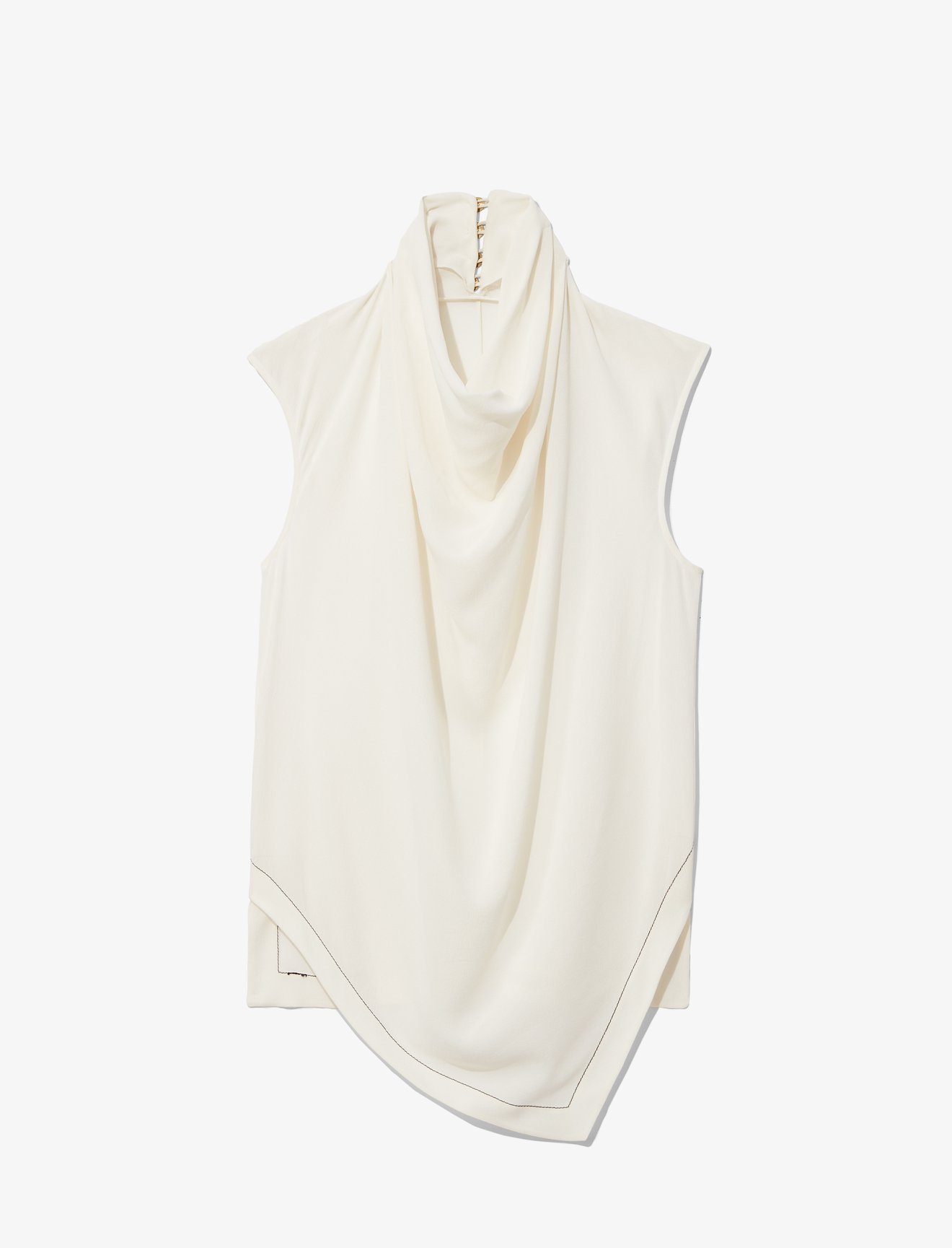Silk Georgette Cowl Top #4