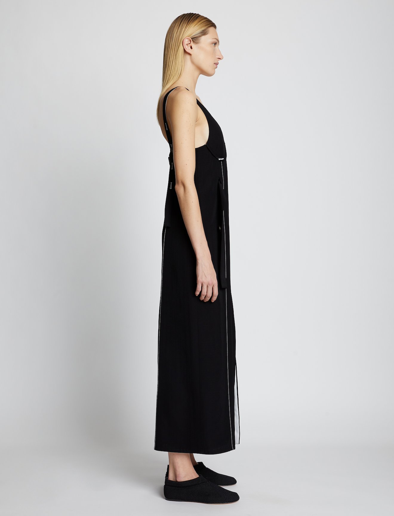 Silk Viscose Belted Dress #1