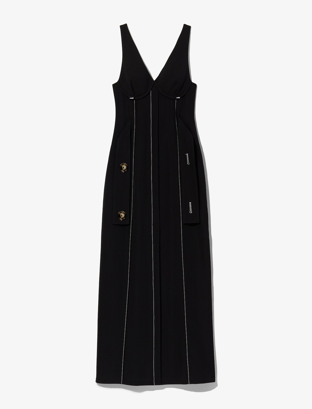 Silk Viscose Belted Dress #4