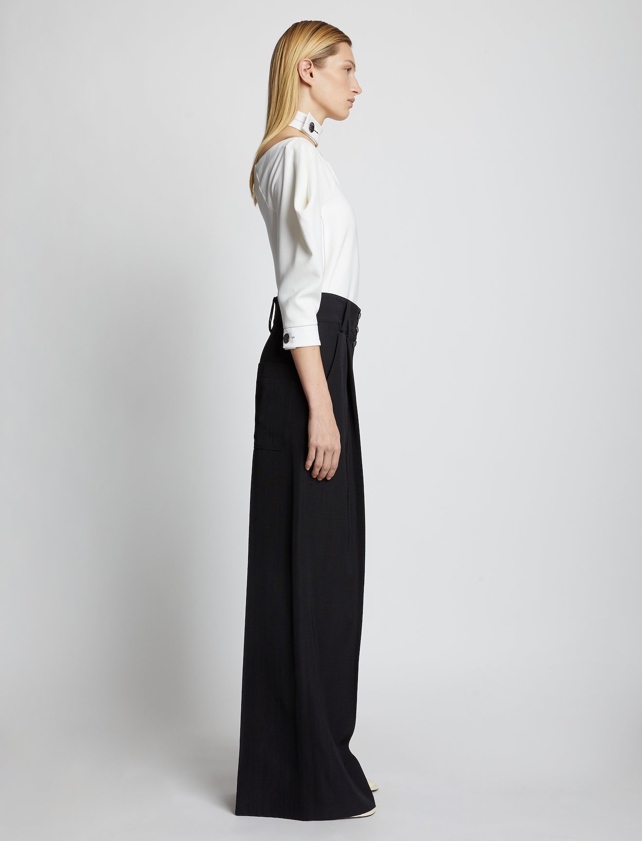 Silk Viscose Tuxedo Pant #1